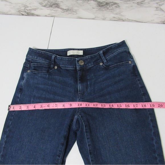 J. Jill Slim Boyfriend Straight Leg Denim Jeans Size 4 - Picture 10 of 14